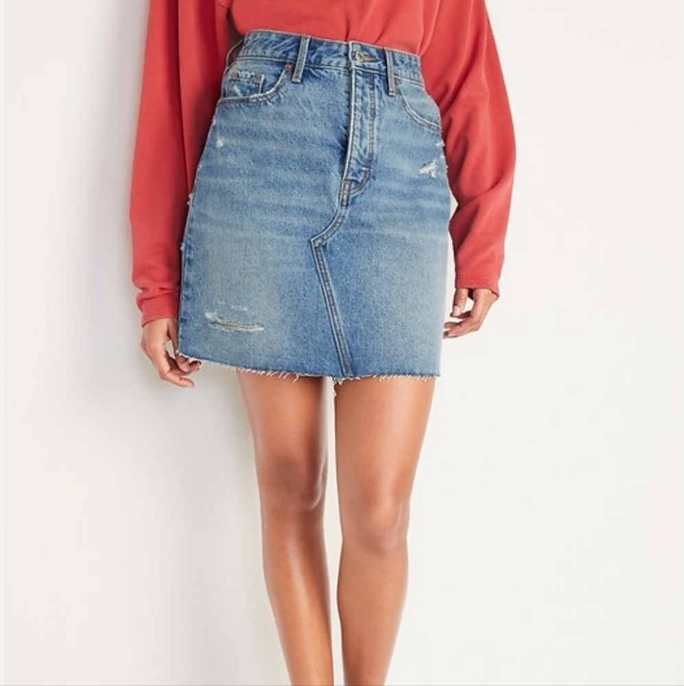 Old Navy S4 Jean Skirt